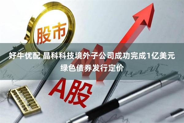 好牛优配 晶科科技境外子公司成功完成1亿美元绿色债券发行定价